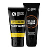 Beardo Ultraglow Face Wash & De-Tan Peel Off Mask Combo - Distacart