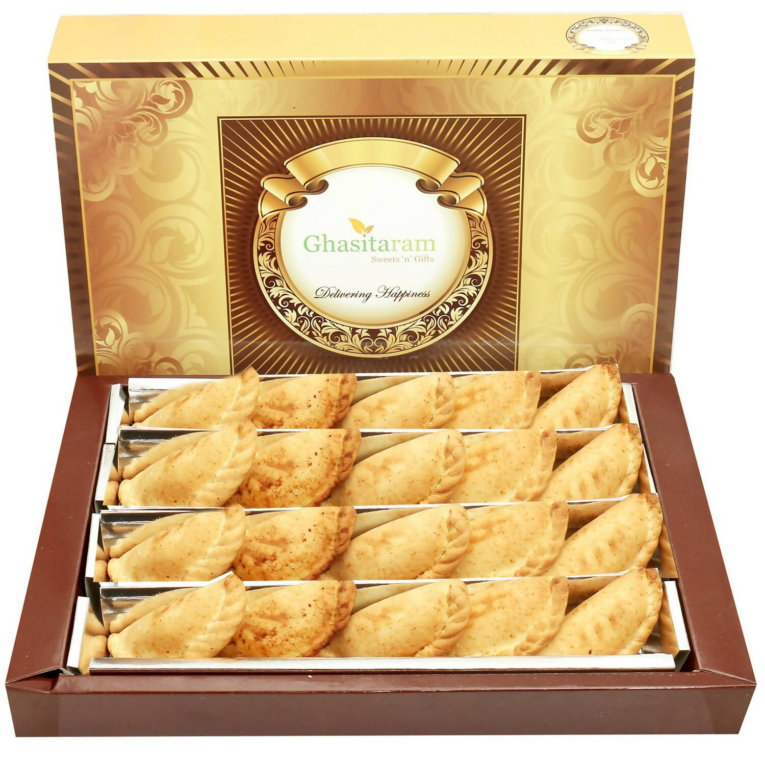 Ghasitaram Holi Sweets - Air Fried/ No Oil Diet Gujiyas - Distacart