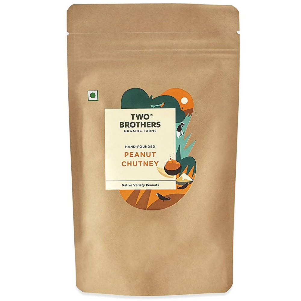 Two Brothers Organic Farms Peanut Chutney Hand Pounded - Distacart