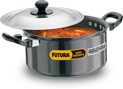 Hawkins Futura Non-stick Stewpot 20 cm Diameter 3 L with Lid (INST30) - Distacart