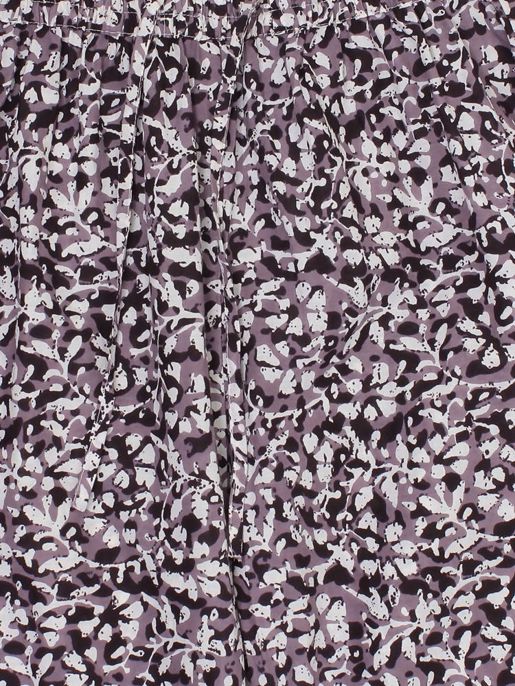 Yufta Women Mauve & Black Embroidered Kurta with Palazzo