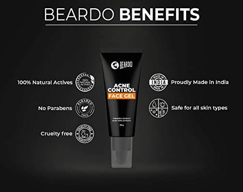 Beardo Acne Control Face Gel - Distacart