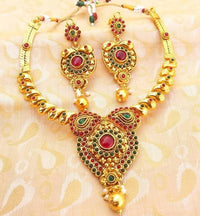 Thumbnail for Multicolor Kemp Antique Necklace Set For Women