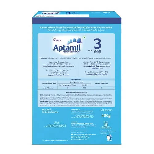 Aptamil Follow Up Infant Formula From 12 Months Onwards Stage 3