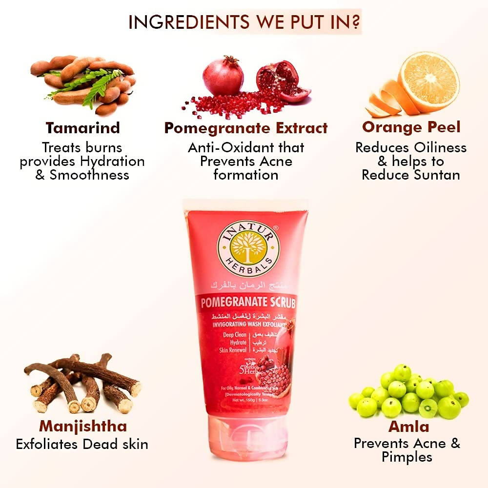 Inatur Pomegranate Scrub