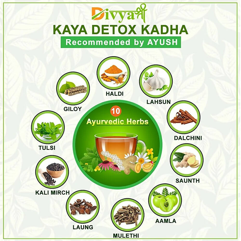 Divya Shree Kaya Detox Immunity Booster Kwath Powder - Distacart