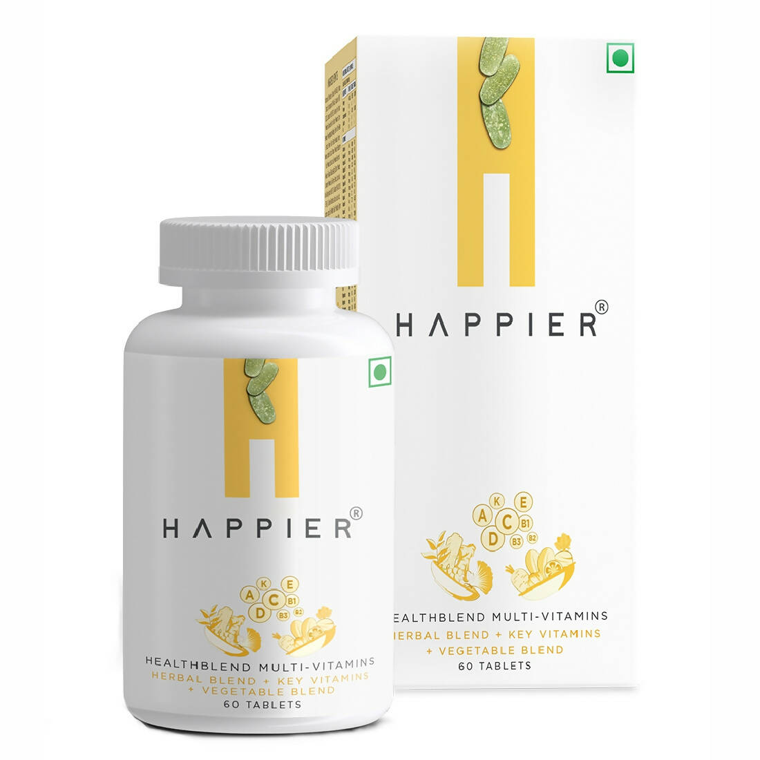 Happier Healthblend Multi Vitamins Tablets - Distacart