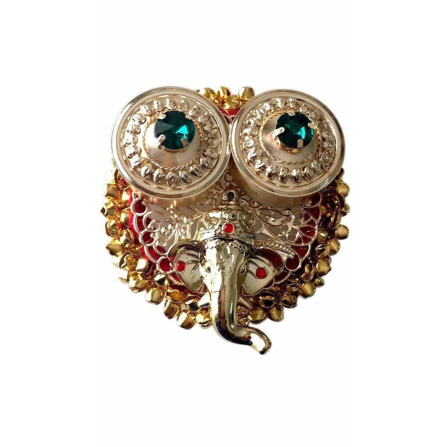 Ganesh Haldi Kumkum Holder with lids - Distacart