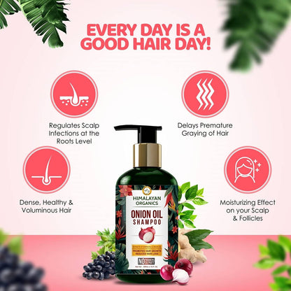 Himalayan Organics Onion Oil Shampoo Online