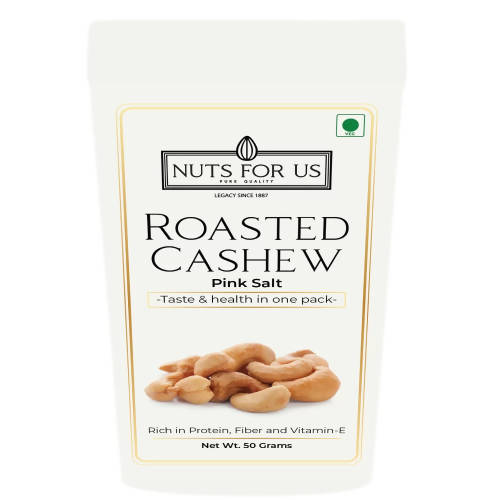 Nuts For Us Roasted Cashews in Pink Salt (Slightly Salted) - Distacart