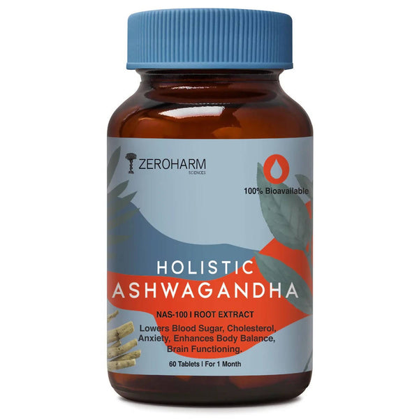 Zeroharm Holistic Ashwagandha Tablets - Distacart