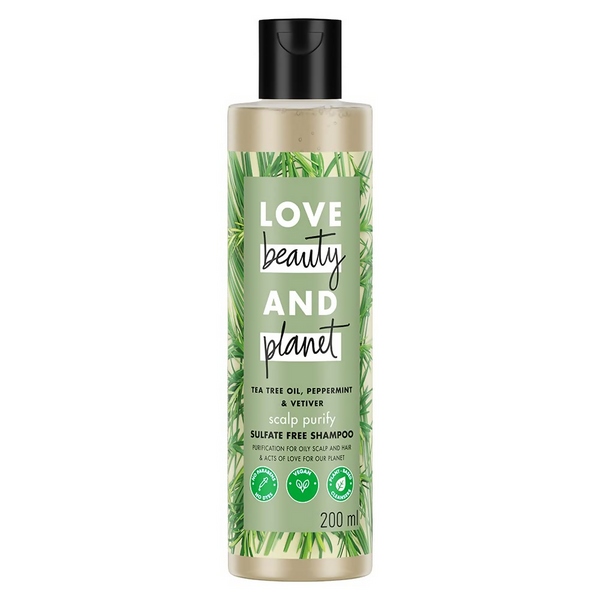 Love Beauty And Planet Tea Tree, Peppermint & Vetiver Shampoo - Distacart
