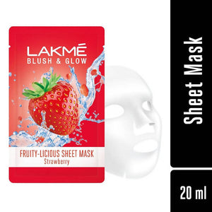 Lakme Blush And Glow Strawberry Sheet Mask 20ml