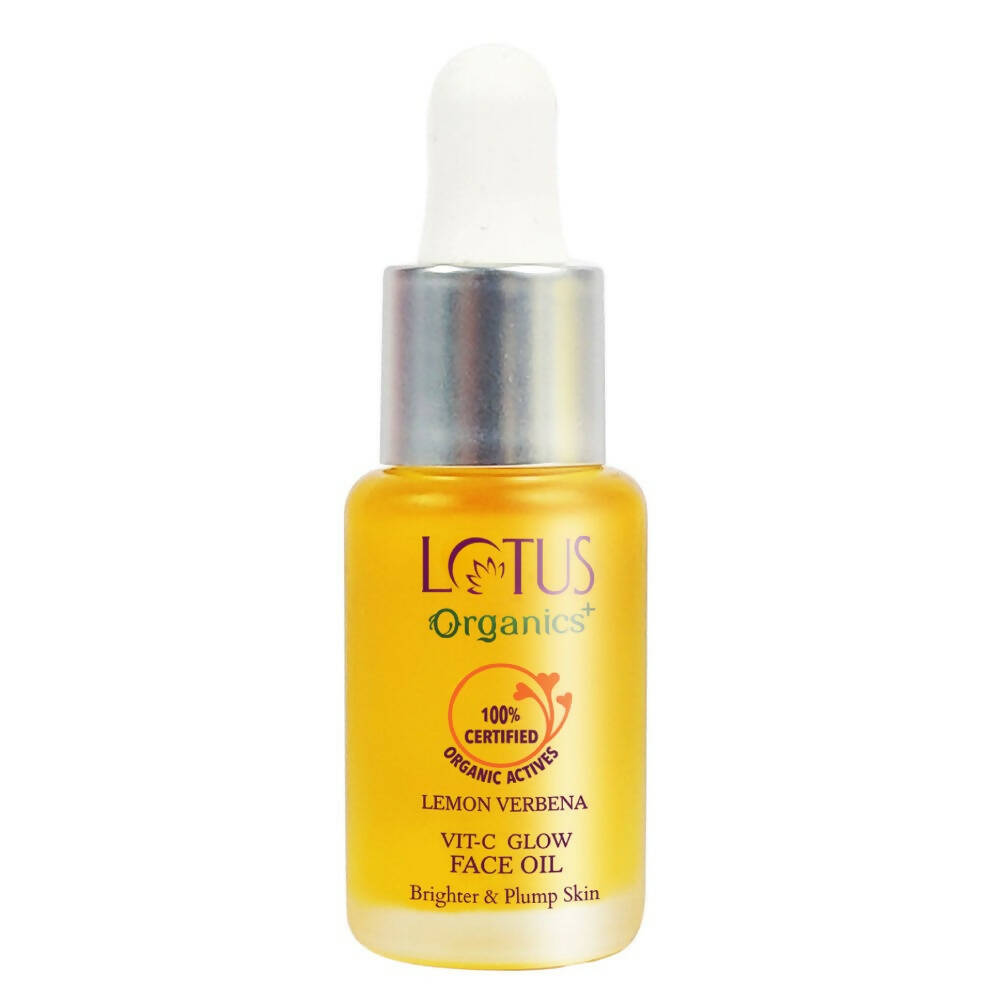 Lotus Organics+ Vit-C Glow Face Oil - Lemon Verbena - Distacart