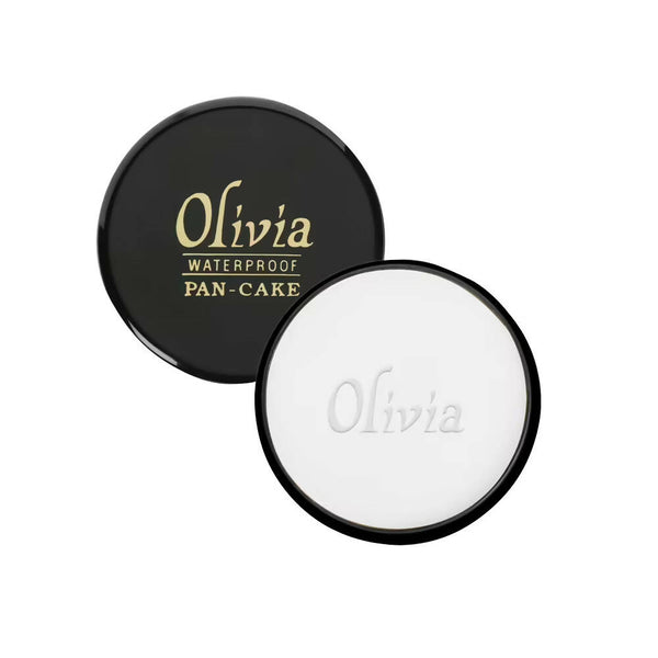 Olivia Waterproof Pan-Cake Foundation - White - Distacart