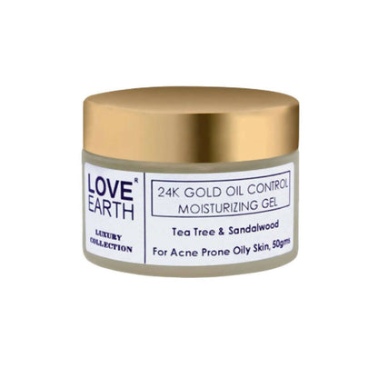 Love Earth 24K Gold Oil Control Moisturizing Gel - Distacart