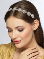 Thumbnail for NVR Women's Gold-Plated Traditional Trending Matha Patti - Distacart