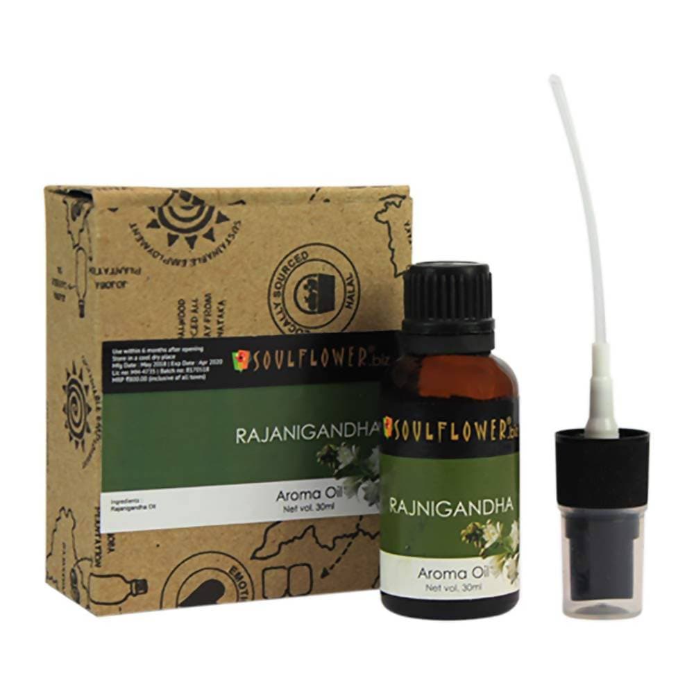 Soulflower Rajanigandha Aroma Oil - Distacart
