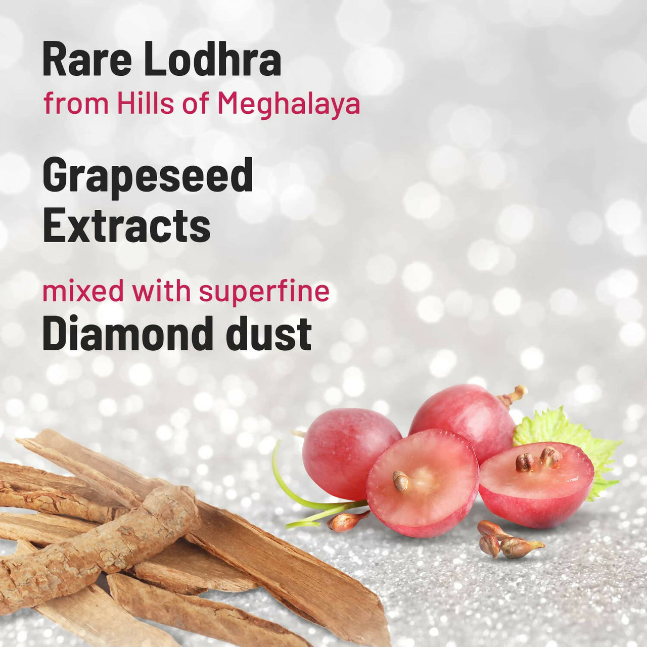 Gynoveda Lodhra And Grapeseed Diamond Face Serum - Distacart