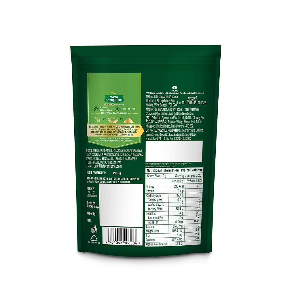 Tata Sampann Premium Chia Seeds - Distacart