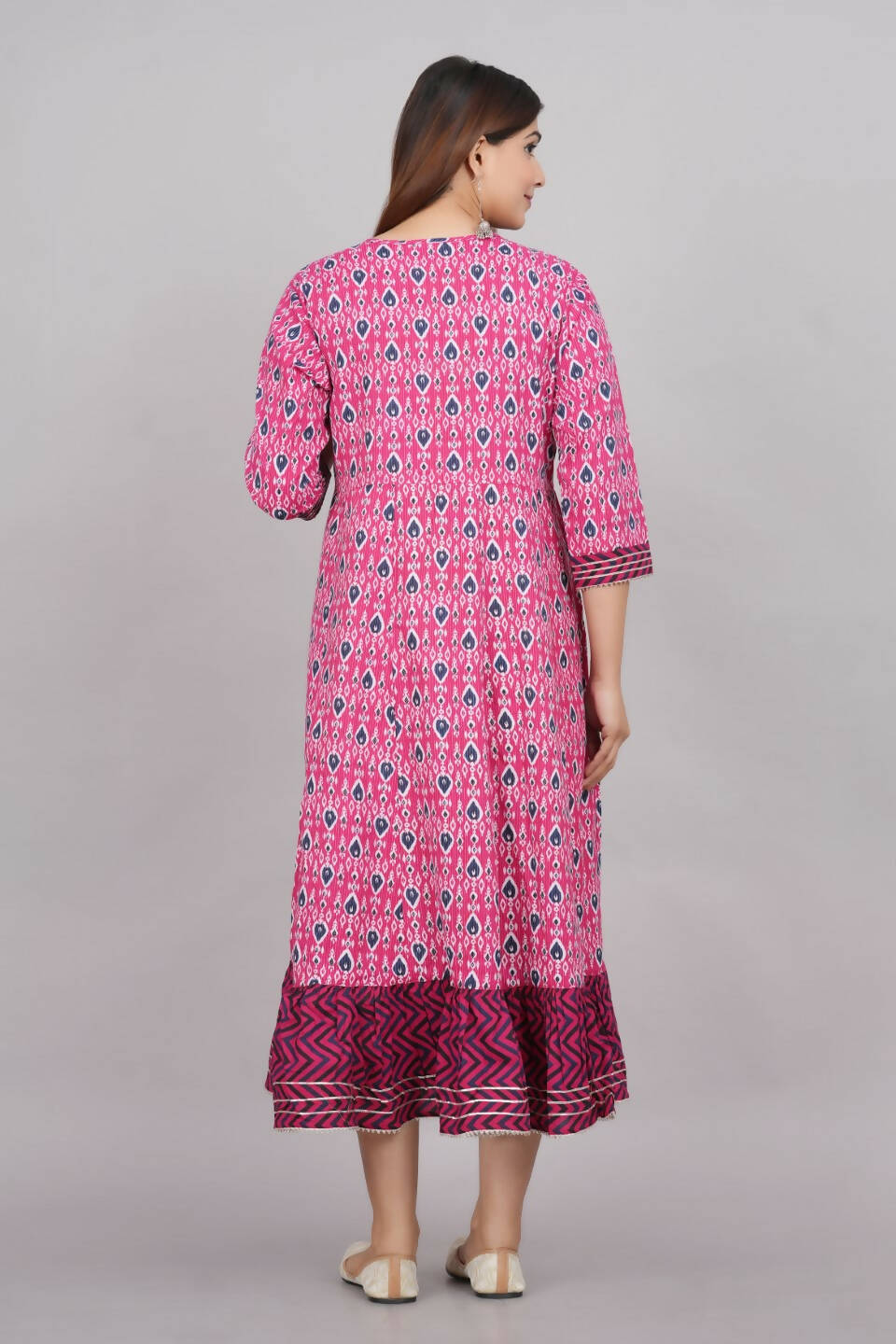 House of RP Women's Pink Cotton Kurta & Dupatta Set - Distacart