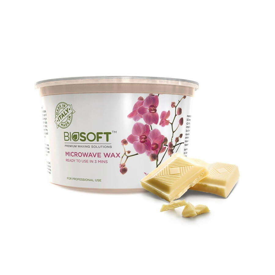 Biosoft White Chocolate Cream Microwave Wax - Distacart