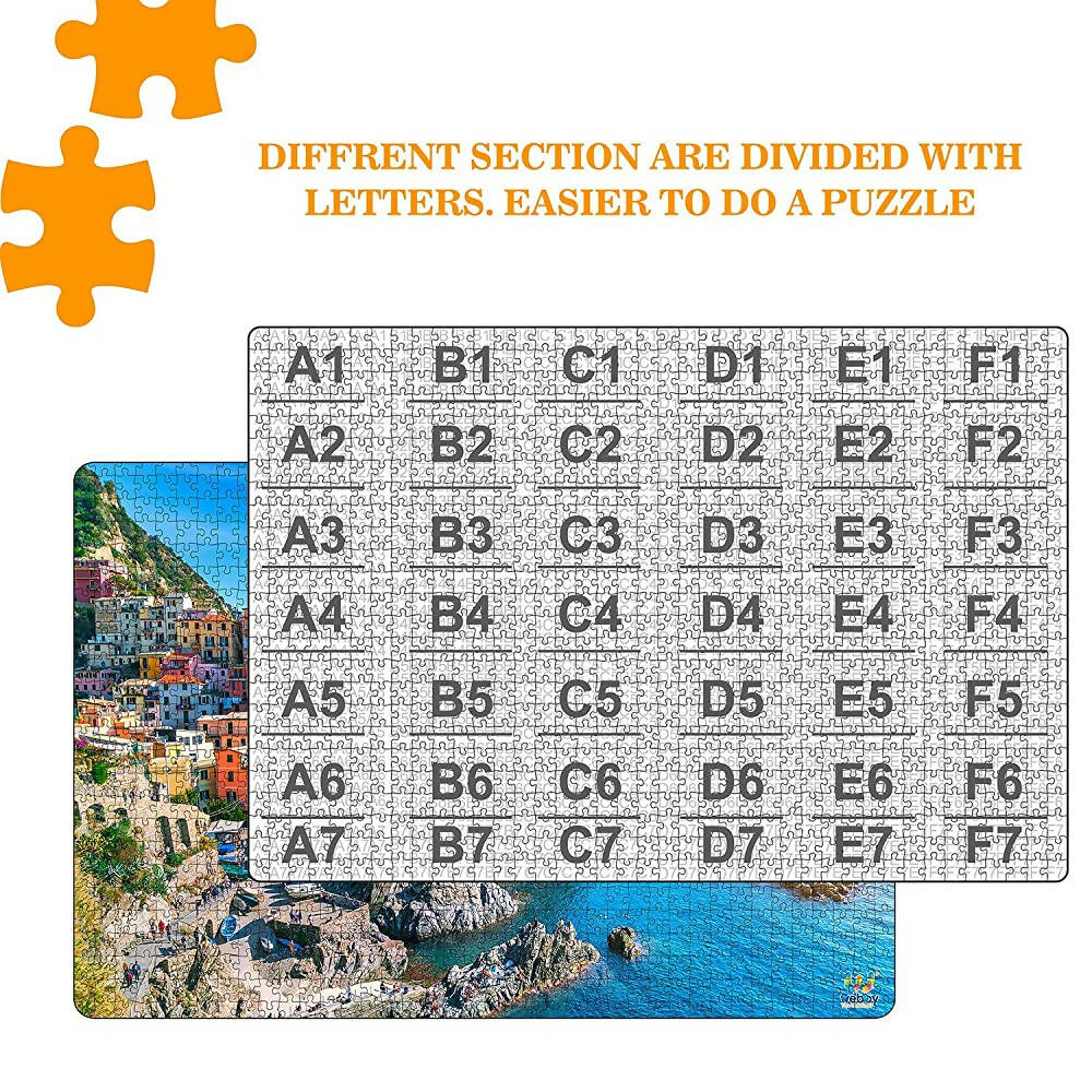 Webby Wooden Cinque Terre Jigsaw Puzzle-1000 Pcs - Distacart
