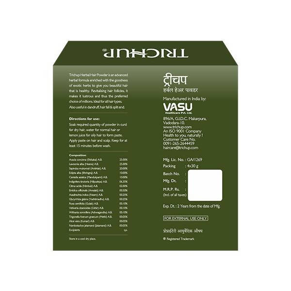 Trichup Hair Fall Control Herbal Hair Powder - Distacart