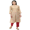 Lagi Women's Pink Printed Straight Kurta & Pant (MC45A)