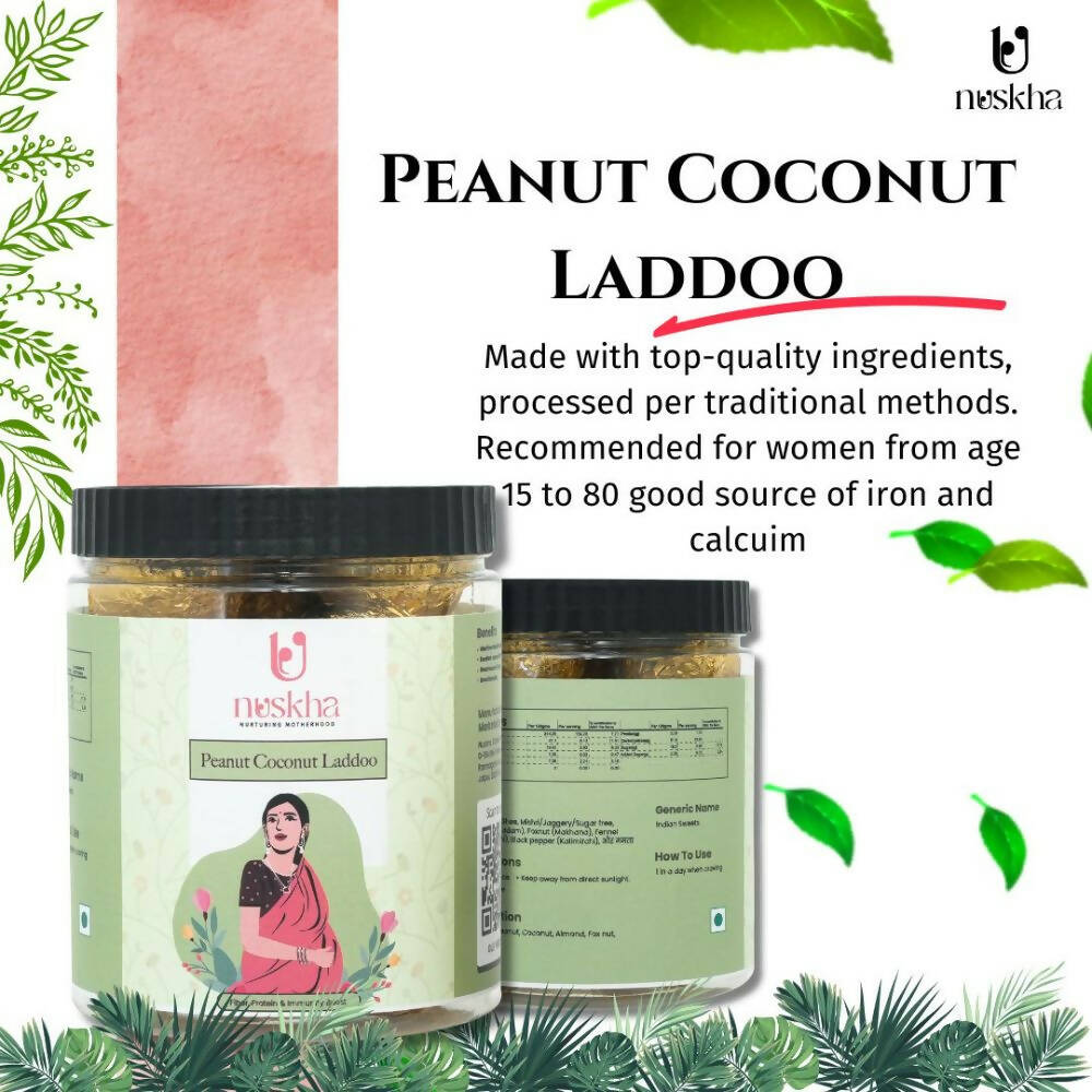 Nuskha Peanut Coconut Laddoo For Pregnancy - Distacart