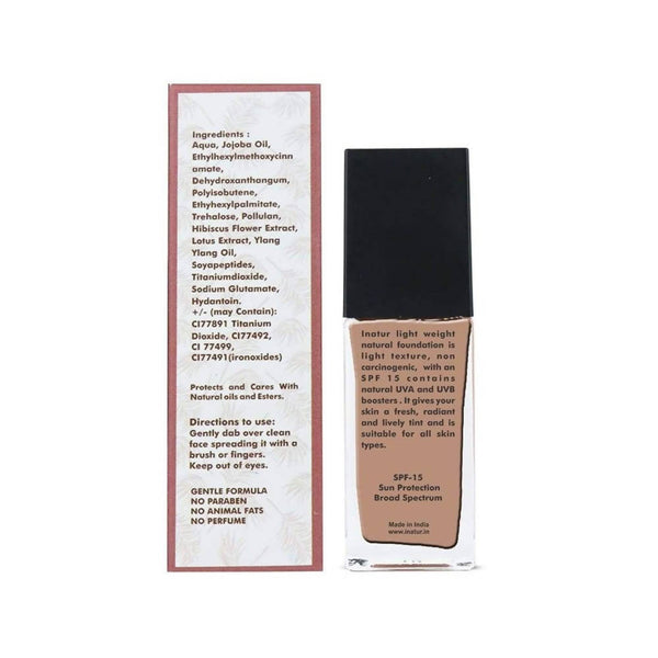 Inatur Natural Light Weight Foundation - Honey