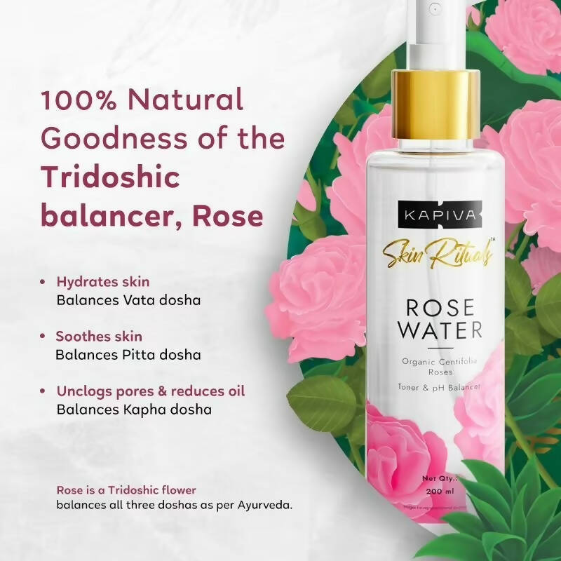 Kapiva Ayurveda Skin Rituals Rose Water - Distacart