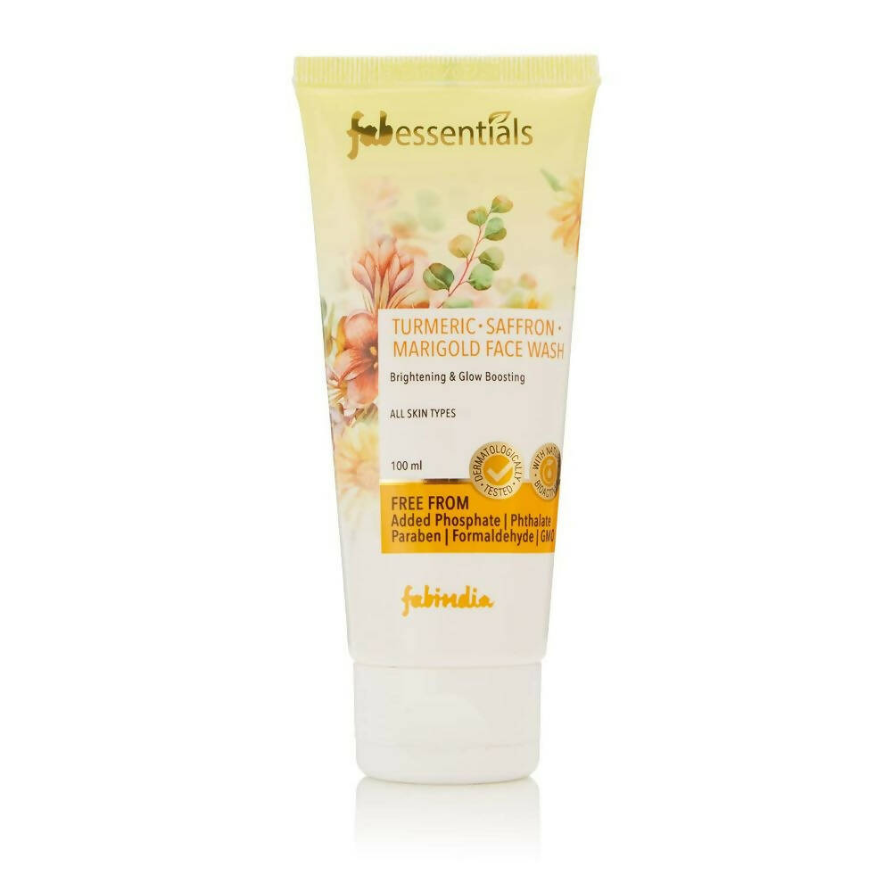 Fabessentials Turmeric Saffron Marigold Face Wash - Distacart