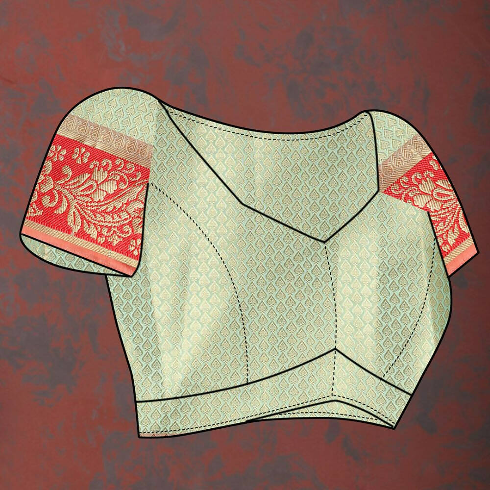 Lorenvalley Fashion Skyblue Cotton Woven Design with Zari Weaving Design Saree - Distacart