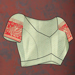 Thumbnail for Lorenvalley Fashion Skyblue Cotton Woven Design with Zari Weaving Design Saree - Distacart