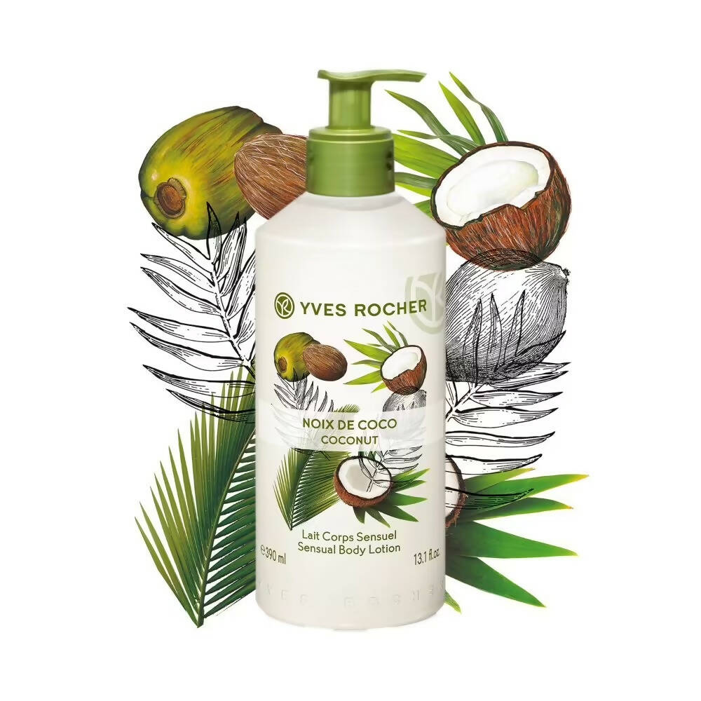 Yves Rocher Sensual Body Lotion - Noix De Coco - Distacart