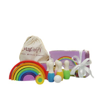Thumbnail for Matoyi Color Bowling Pin & Rainbow Stacker & Yoyo For Kids - Distacart