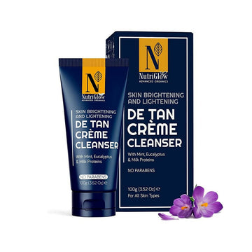 NutriGlow Advance Organics De Tan Cream Cleanser - Distacart