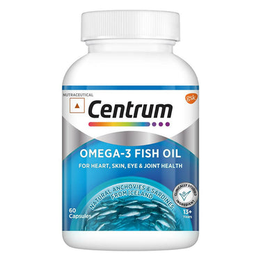 Centrum Omega-3 Fish Oil Capsules for 13 + Years - Distacart