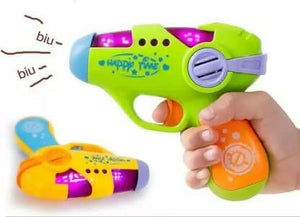Kipa Fun Gun Colorful Musical Toy with Flashing LED Light and Sound for Kids Boys & Girls-Red - Distacart