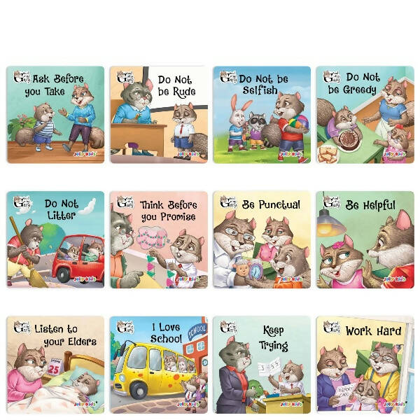 Jolly Kids Good Going Gary Character Building English Story Books for Kids| Set of 12| Character Based Children Story Books| Ages 3 - 8 Years - Distacart