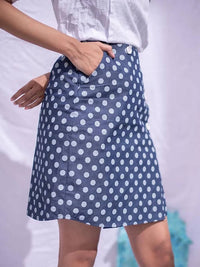 Thumbnail for Diva Globe Polka dot Women Overlap Skirt - Distacart