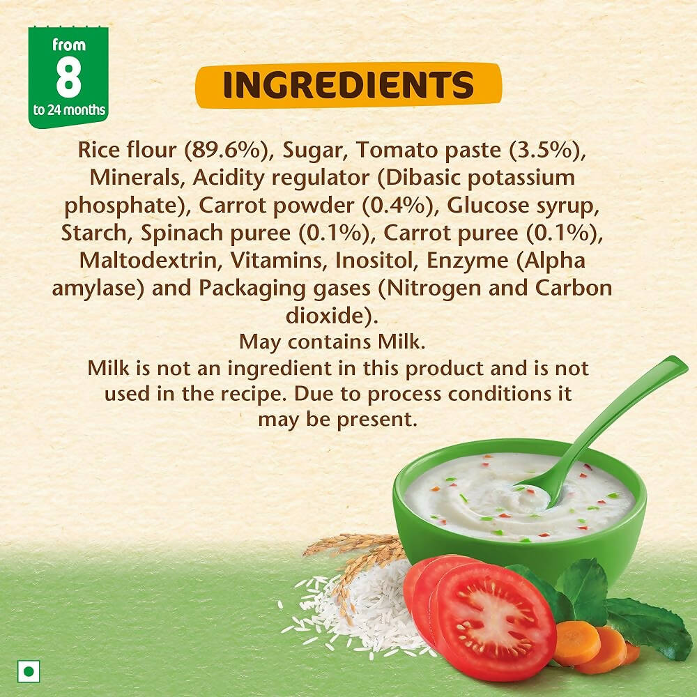 Nestle Nestum Baby Cereal - Rice Vegetables (8 Months-24 Months) - Distacart