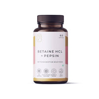 Thumbnail for Palak Notes Betaine HCL + Pepsin Capsules