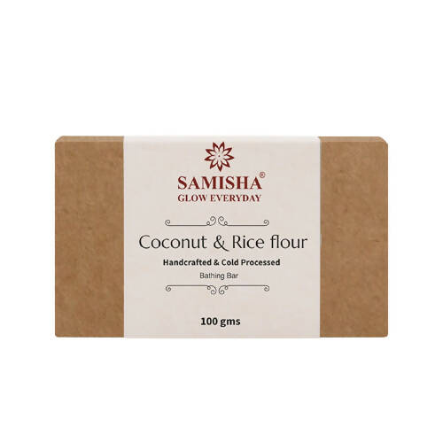 Samisha Organic Coconut Milk & Rice Flour Skin Healing Bathing Bar - Distacart