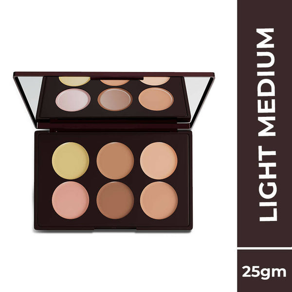 Colorbar 24Hrs Wear Concealer Palette Light-Medium - Distacart