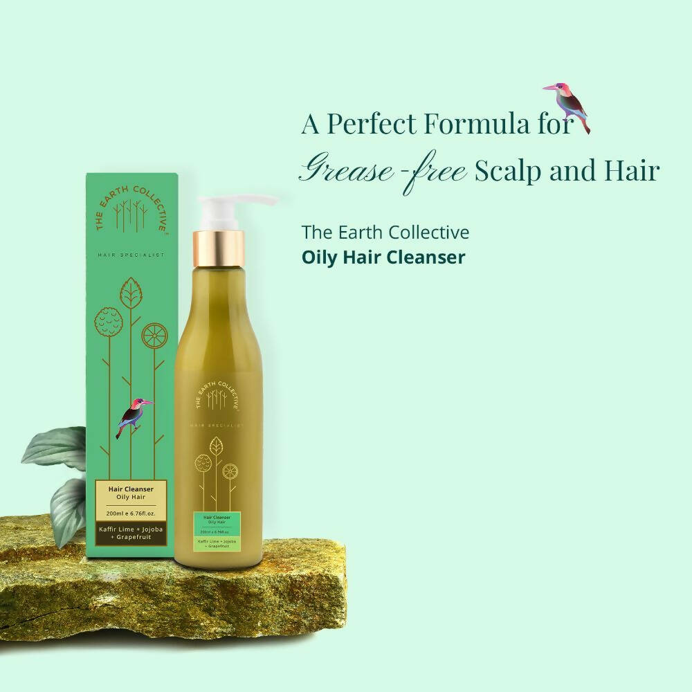 The Earth Collective Hair Cleanser - Oily Hair- Shampoo - Distacart