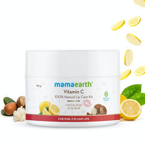 Mamaearth Vitamin C Natural Lip Care Kit With Lip Scrub & Lip Mask