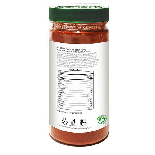 Nature Land Organics Red Chilli Powder - Distacart