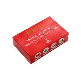 Skinska Natural Tomato, Aloe Vera & Rice Extracts With Olive Oil Soap - Distacart